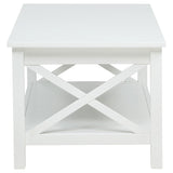 Skyview White 44-inch Rectangular Lift Top Coffee Table from Coaster - Luna Furniture