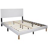 Snowflake White Twin Platform Bed from Happy Homes - Luna Furniture