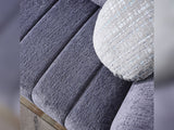 Snowy Stationary Sofa in Anthracite from Furnia - Luna Furniture