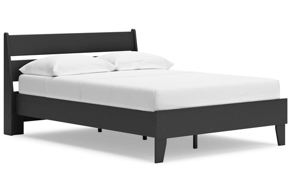 Socalle Black Full Platform Bed