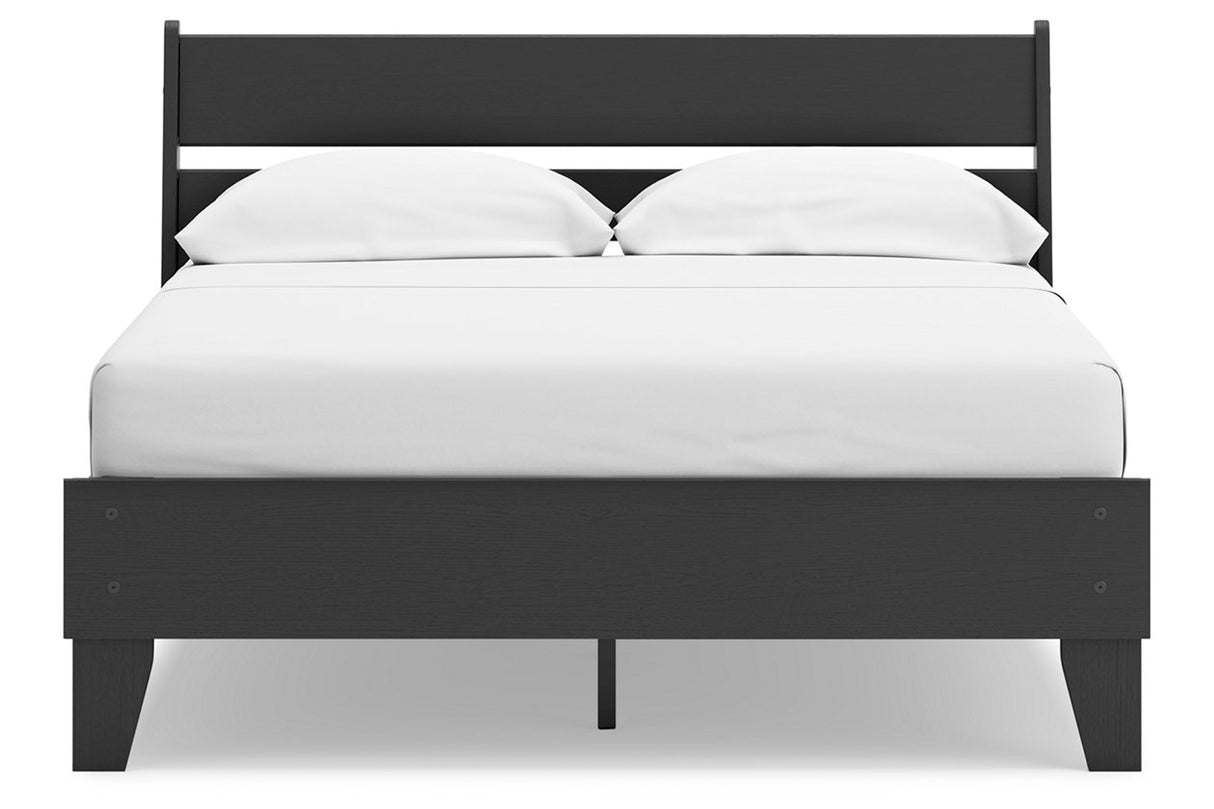 Socalle Black Full Platform Bed from Ashley - Luna Furniture