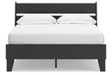 Socalle Black Full Platform Bed from Ashley - Luna Furniture