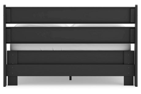 Socalle Black Full Platform Bed from Ashley - Luna Furniture