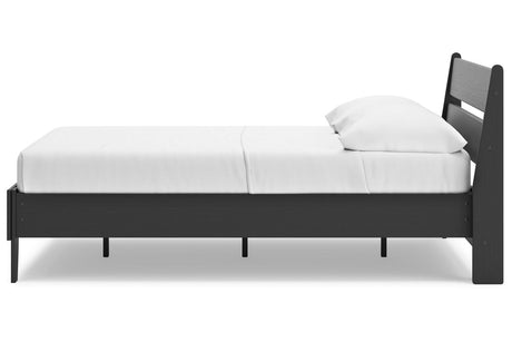 Socalle Black Full Platform Bed from Ashley - Luna Furniture