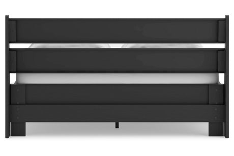 Socalle Black Queen Platform Bed from Ashley - Luna Furniture