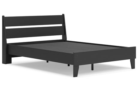 Socalle Black Full Platform Bed from Ashley - Luna Furniture
