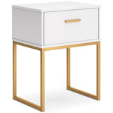 Socalle Full Panel Headboard with Dresser and Nightstand in Two-tone from Ashley - Luna Furniture