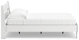Socalle Full Panel Platform Bed with 2 Nightstands in Two-tone from Ashley - Luna Furniture