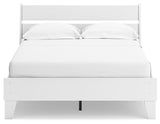 Socalle Full Panel Platform Bed with Dresser in Two-tone from Ashley - Luna Furniture