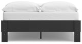 Socalle Full Platform Bed with Dresser, Chest and 2 Nightstands in Black from Ashley - Luna Furniture