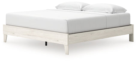 Socalle Light Natural King Platform Bed from Ashley - Luna Furniture