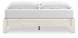Socalle Light Natural King Platform Bed from Ashley - Luna Furniture