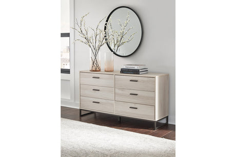 Socalle Light Natural Youth Platform Base Bedroom Set from Ashley - Luna Furniture