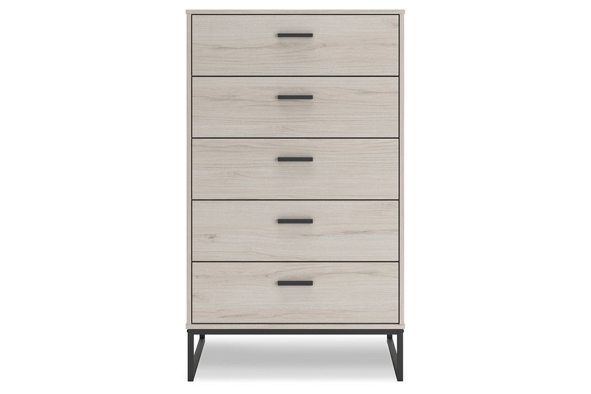 Socalle Light Natural Youth Platform Bedroom Base Set from Ashley - Luna Furniture