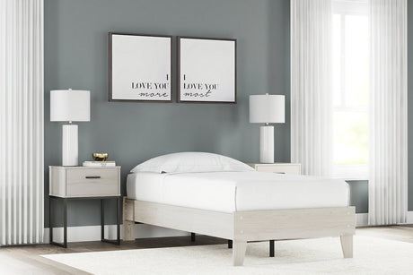 Socalle Light Natural Youth Platform Bedroom Base Set from Ashley - Luna Furniture