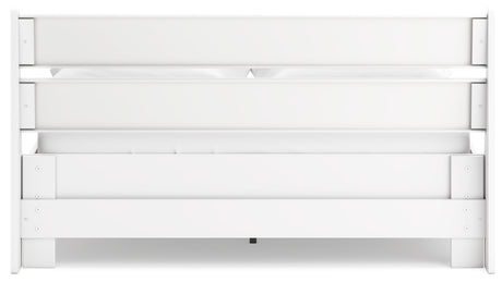 Socalle Queen Panel Headboard with Dresser and 2 Nightstands in Two-tone from Ashley - Luna Furniture