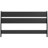 Socalle Queen Panel Headboard with Dresser and Chest in Black from Ashley - Luna Furniture