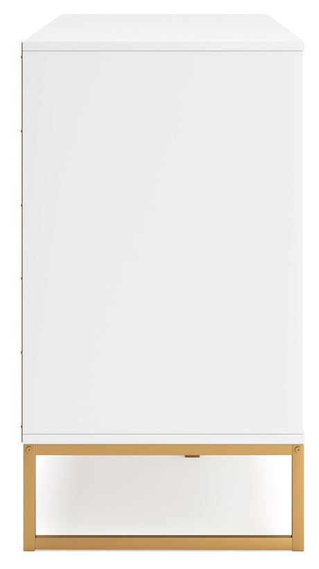 Socalle Queen Panel Headboard with Dresser in Two-tone from Ashley - Luna Furniture