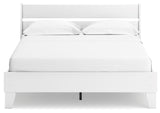 Socalle Queen Panel Platform Bed with Dresser in Two-tone from Ashley - Luna Furniture