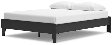 Socalle Queen Platform Bed with Dresser and Chest in Black from Ashley - Luna Furniture