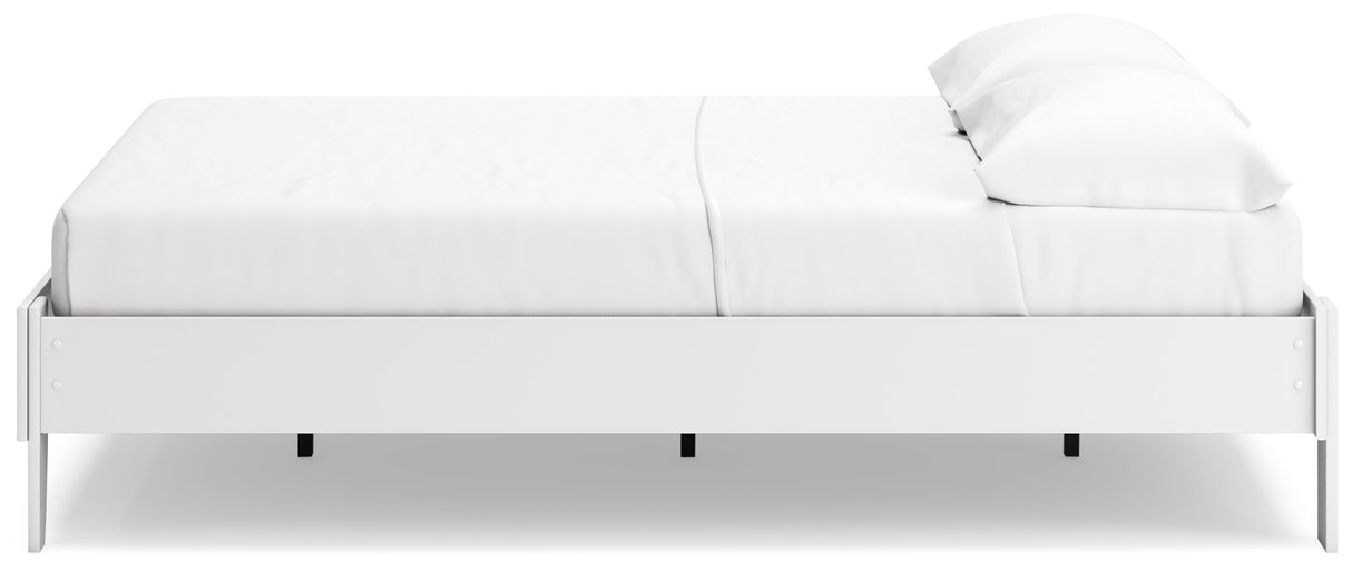 Socalle Queen Platform Bed with Dresser and Nightstand in Two-tone from Ashley - Luna Furniture