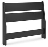 Socalle Twin Panel Headboard with Dresser and 2 Nightstands in Black from Ashley - Luna Furniture