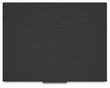 Socalle Twin Panel Headboard with Dresser and 2 Nightstands in Black from Ashley - Luna Furniture