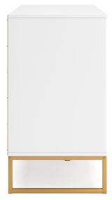 Socalle Twin Panel Headboard with Dresser in Two-tone from Ashley - Luna Furniture