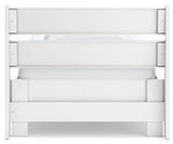 Socalle Twin Panel Headboard with Dresser in Two-tone from Ashley - Luna Furniture