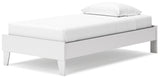 Socalle Twin Platform Bed with Dresser and Chest in Two-tone from Ashley - Luna Furniture