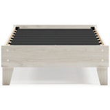 Socalle Twin Platform Bed with Mattress in Light Natural from Ashley - Luna Furniture