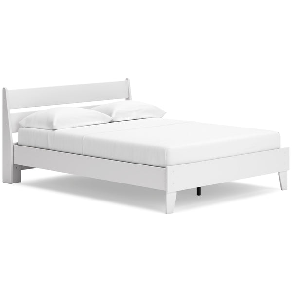 Socalle Two-tone Queen Platform Bed