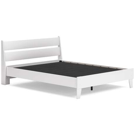 Socalle Two-tone Queen Platform Bed from Ashley - Luna Furniture