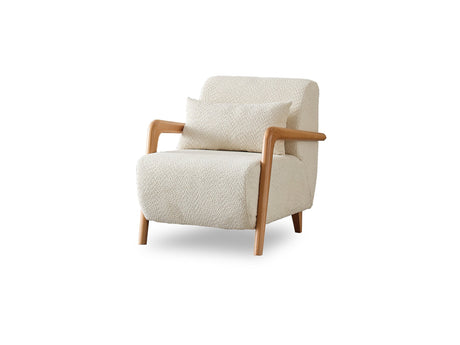 Soho Chair in Cream from Furnia - Luna Furniture