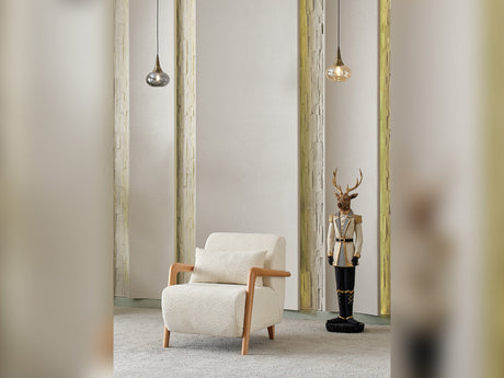 Soho Chair in Cream from Furnia - Luna Furniture