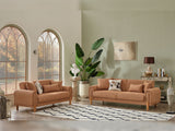 Soho Convertible Loveseat in Somon from Furnia - Luna Furniture