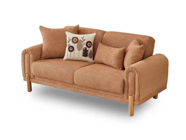 Soho Convertible Loveseat in Somon