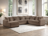 Solana Mocha Sectional from Happy Homes - Luna Furniture