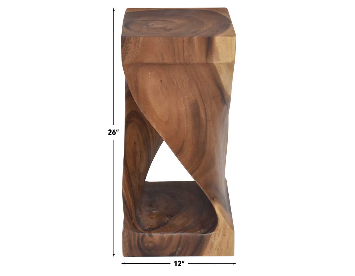 Solana Solid Wood Accent Table, Natural Finish from Steve Silver - Luna Furniture