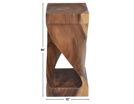 Solana Solid Wood Accent Table, Natural Finish from Steve Silver - Luna Furniture
