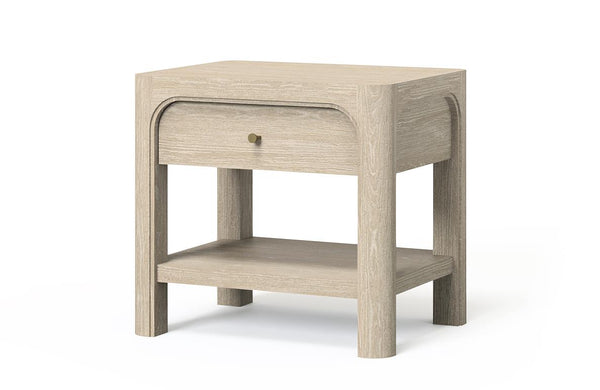 Solano Weathered Mango 1-Drawer Nightstand