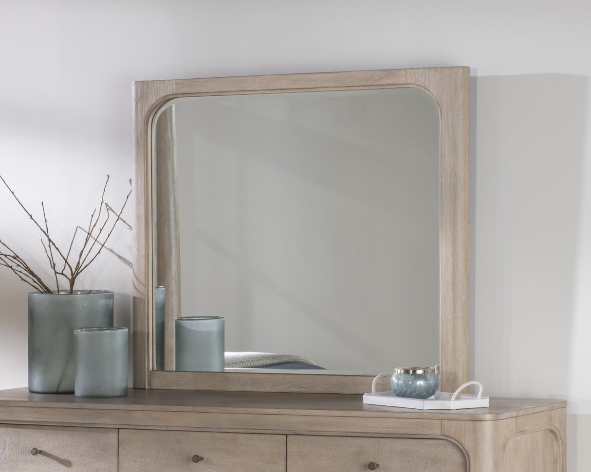 Solano Weathered Mango Dresser Mirror from Coaster - Luna Furniture