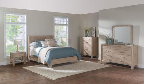 Solano Weathered Mango 55-inch Queen Panel Bed from Coaster - Luna Furniture