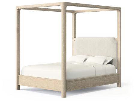 Solano Weathered Mango 85-inch Queen Canopy Bed from Coaster - Luna Furniture