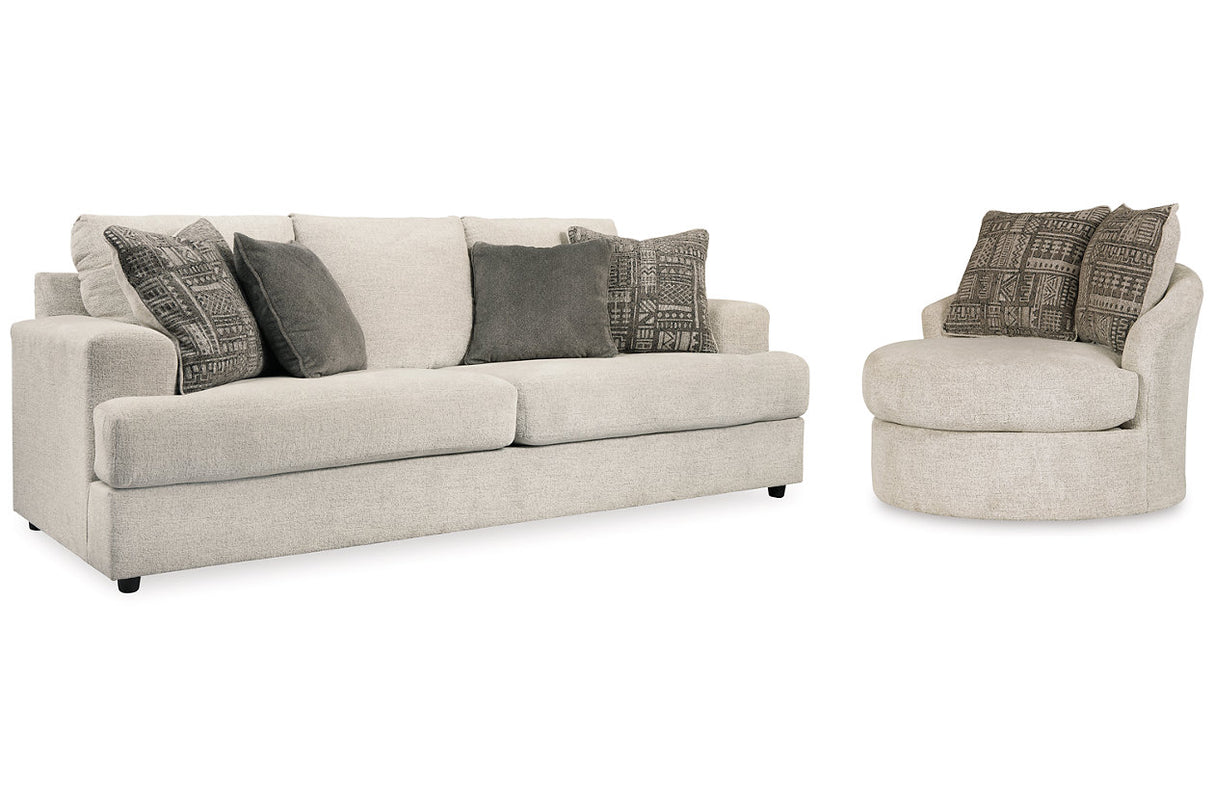 Soletren Stone Sofa and Chair from Ashley - Luna Furniture