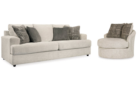 Soletren Stone Sofa and Chair from Ashley - Luna Furniture