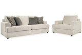 Soletren Stone Sofa and Oversized Chair from Ashley - Luna Furniture