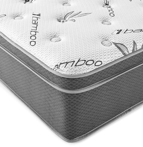 Sommet 13" California King Bamboo Euro Top Hybrid Mattress from Coaster - Luna Furniture