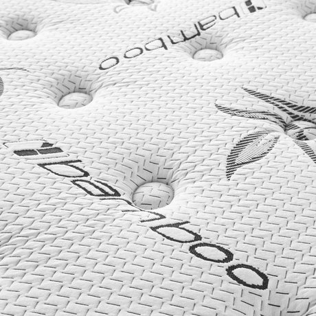 Sommet 13" Queen Bamboo Euro Top Memory Foam Hybrid Mattress from Coaster - Luna Furniture