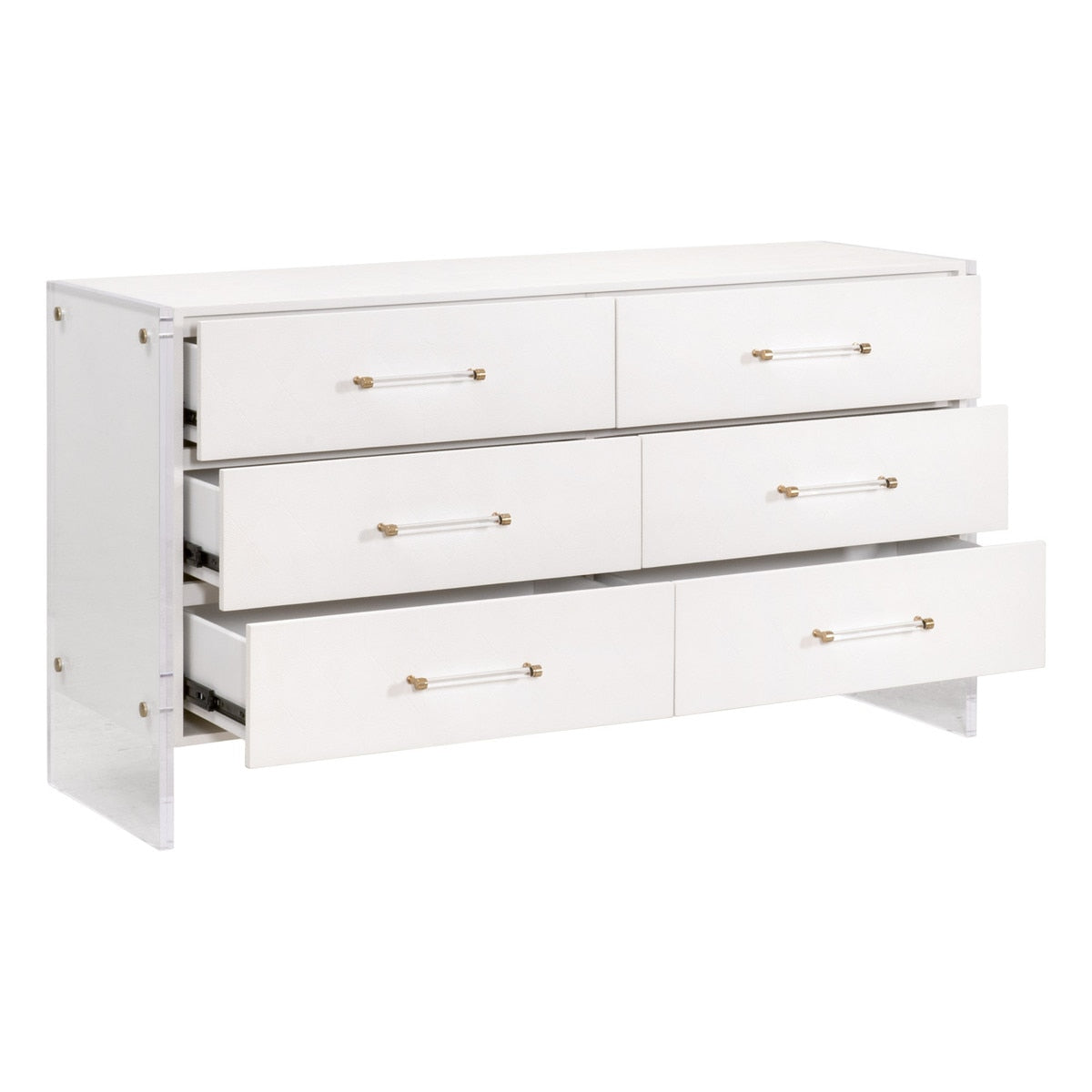 Sonia Shagreen 6-drawer Double Dresser from Essentials For Living - Luna Furniture